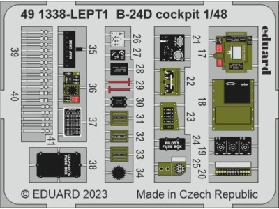 B-24D cockpit 1/48 REVELL 