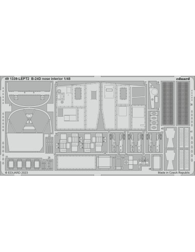 B-24D nose interior 1/48 REVELL 