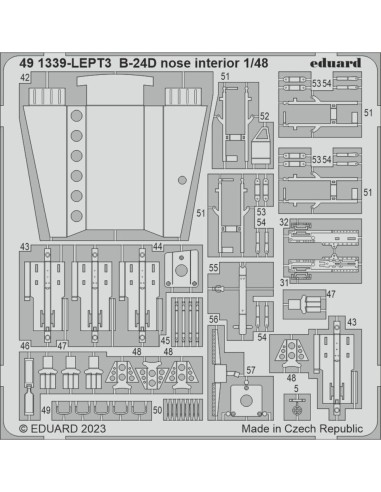 B-24D nose interior 1/48 REVELL 