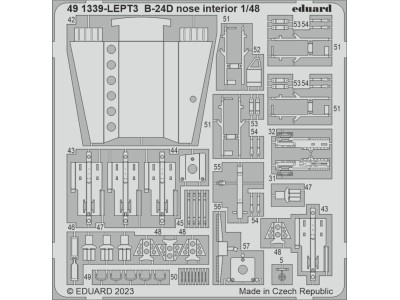 B-24D nose interior 1/48 REVELL 