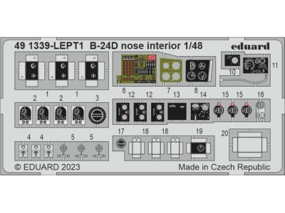 B-24D nose interior 1/48 REVELL 