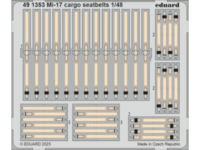 Mi-17 cargo seatbelts 1/48 AMK 
