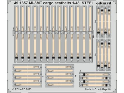 Mi-8MT cargo seatbelts STEEL 1/48 TRUMPETER 