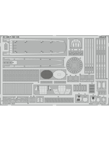 F-16D Block 30 1/48 KINETIC 