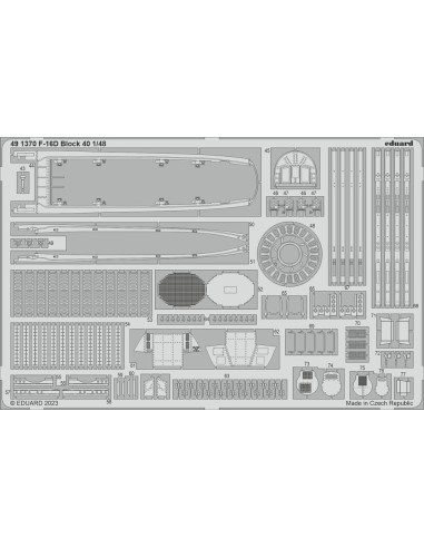 F-16D Block 40 1/48 KINETIC 