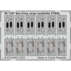 Sea King HU.5 cargo seatbelts STEEL 1/48 AIRFIX 