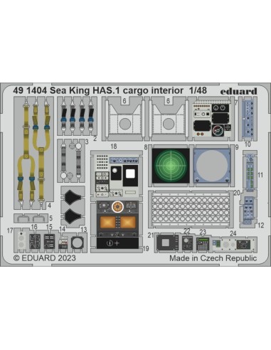 Sea King HAS.1 cargo interior 1/48 