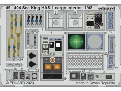 Sea King HAS.1 cargo interior 1/48 
