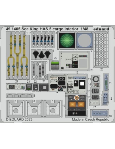 Sea King HAS.5 cargo interior 1/48 