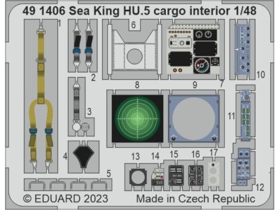 Sea King HU.5 cargo interior 1/48 