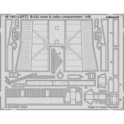 B-24J nose & radio compartment 