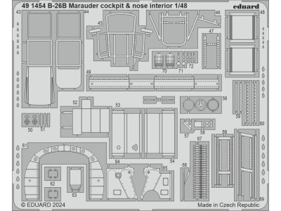 B-26B Marauder cockpit & nose interior  ICM 