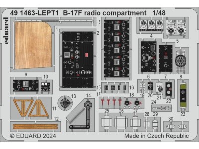 B-17F cockpit 1/48 