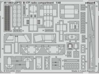 B-17F radio compartment 1/48 