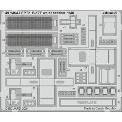 B-17F waist section 1/48 
