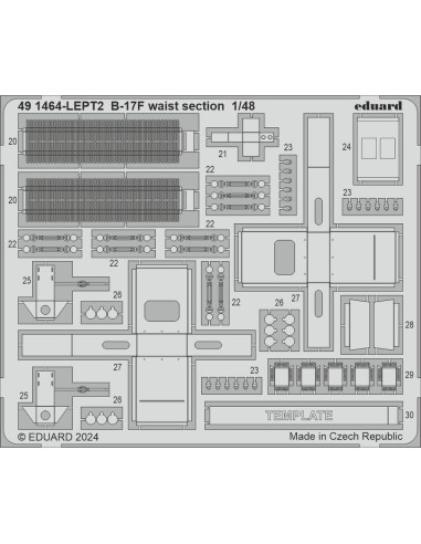 B-17F waist section 1/48 