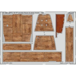 B-17F wooden floors & ammo boxes 1/48 