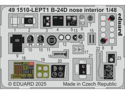 B-24D nose interior  HOBBY BOSS 