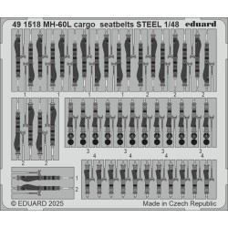 MH-60L cargo seatbelts STEEL  ICM 