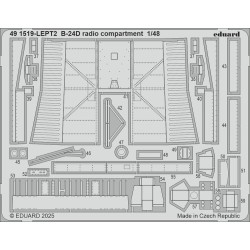 B-24D radio compartment  HOBBY BOSS 