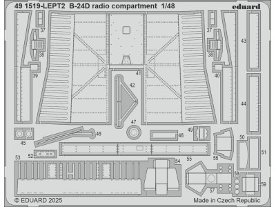 B-24D radio compartment  HOBBY BOSS 