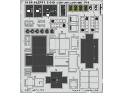 B-24D radio compartment  HOBBY BOSS 