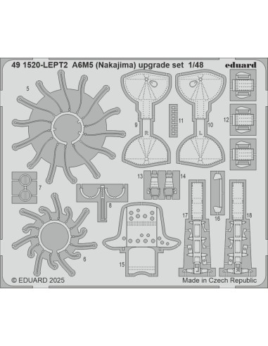 A6M5 (Nakajima) upgrade set  EDUARD 