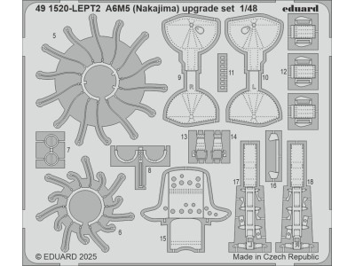 A6M5 (Nakajima) upgrade set  EDUARD 