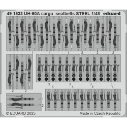 UH-60A cargo seatbelts STEEL  ICM 