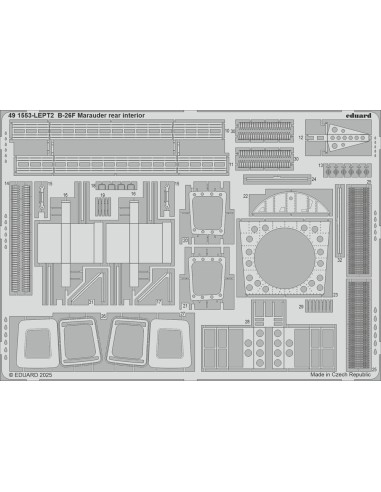 B-26F Marauder rear interior  ICM 