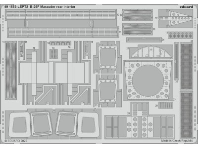 B-26F Marauder rear interior  ICM 