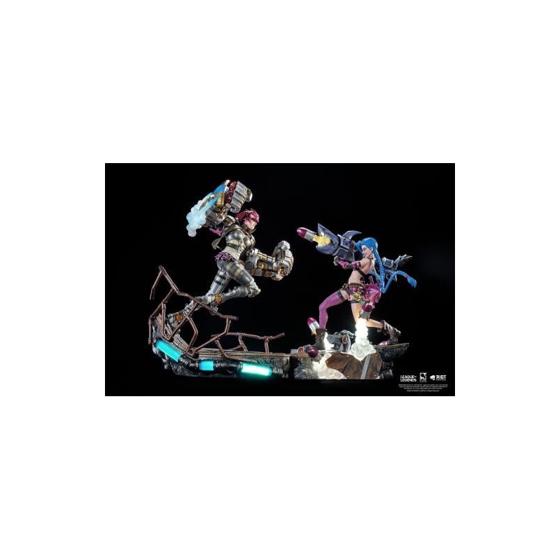 LEAGUE OF LEGENDS - Jinx & Vi - Pack 2 Statuettes 1/6