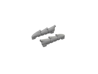 Hurricane Mk.IIc w/ rounded exhausts for Arma Hobby 