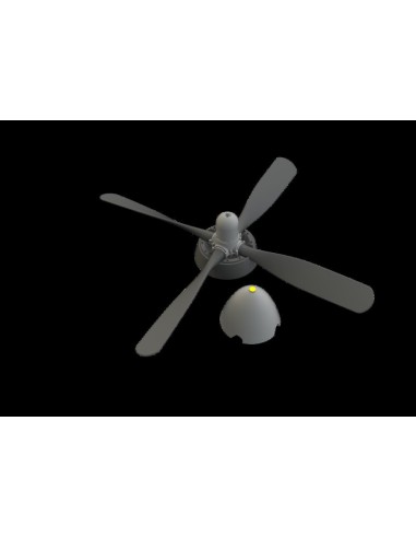 P-51B/C Hamilton Standard propeller uncuffed  EDUARD 
