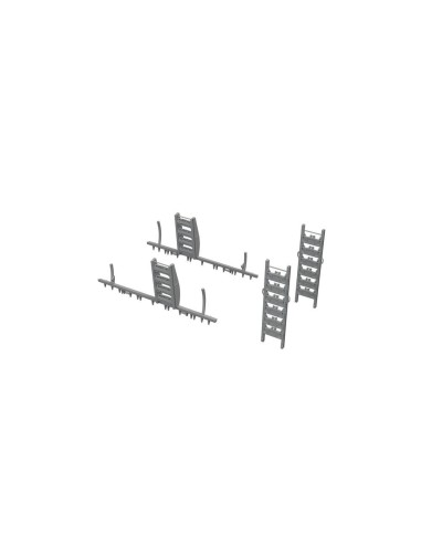 B-26B bomb racks PRINT  ICM 