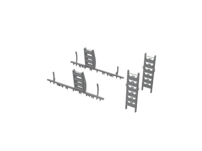 B-26B bomb racks PRINT  ICM 