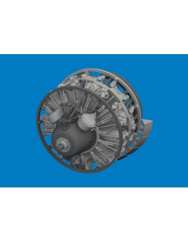 B-26B/C engines PRINT for ICM 