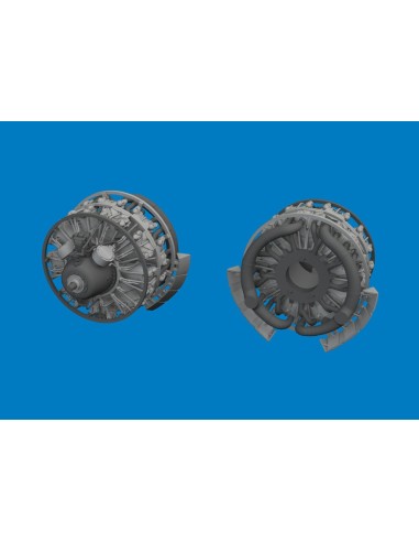 B-26B/C engines PRINT for ICM 