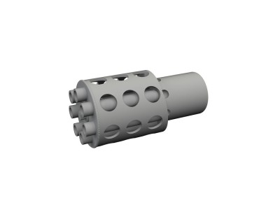 A-10C rotary gun flash suppressor PRINT 