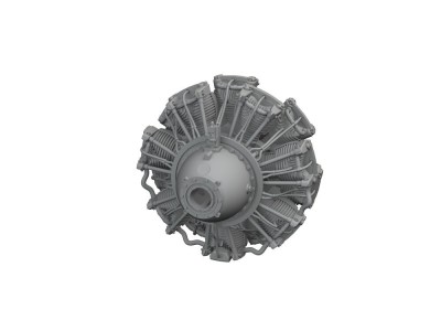 B-24J engines PRINT  HOBBY BOSS 