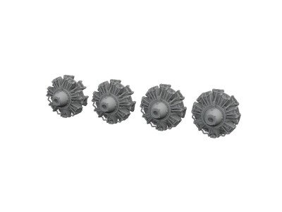 B-24J engines PRINT  HOBBY BOSS 