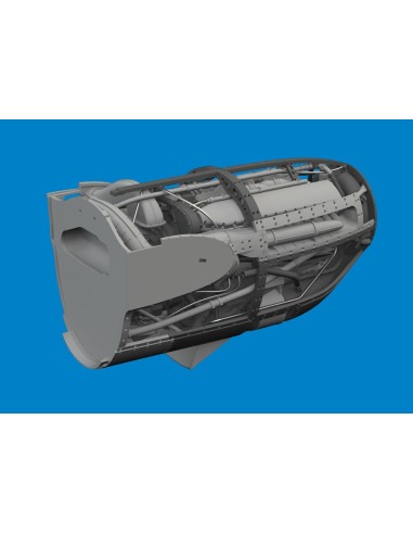 P-38F/G left engine PRINT 