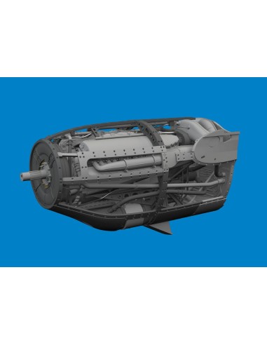 P-38F/G left engine PRINT 