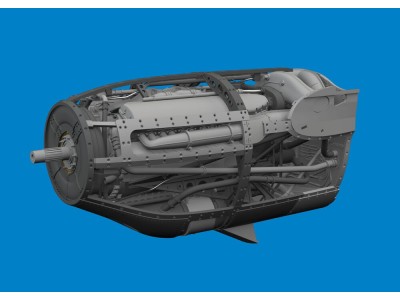 P-38F/G left engine PRINT 
