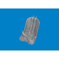 Fw 190A seat w/ integral belts PRINT  EDUARD  2