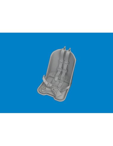 Fw 190A seat w/ integral belts PRINT  EDUARD 