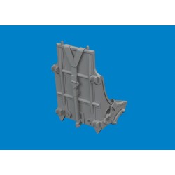 P-51B/C seat w/ integral belts Type 1 PRINT 