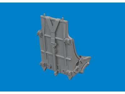 P-51B/C seat w/ integral belts Type 1 PRINT 