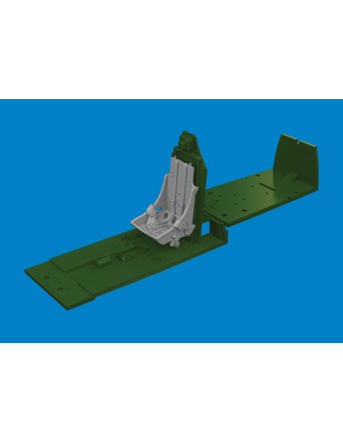 P-51B/C seat w/ integral belts Type 1 PRINT 