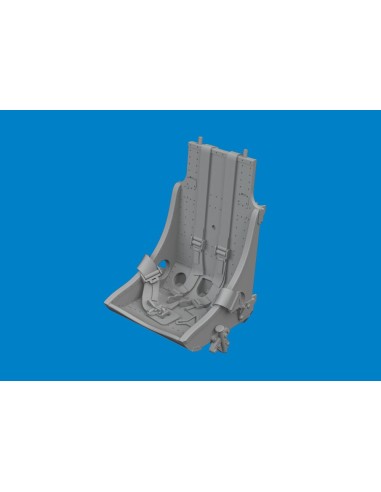 P-51B/C seat w/ integral belts Type 1 PRINT 